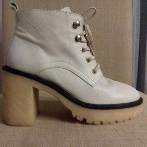 COPY - Free People White Platform Boot